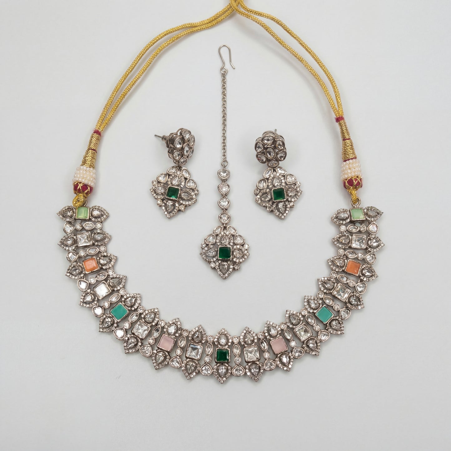 Amara Multi-Stone Choker Set