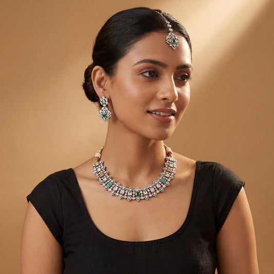 Amara Multi-Stone Choker Set