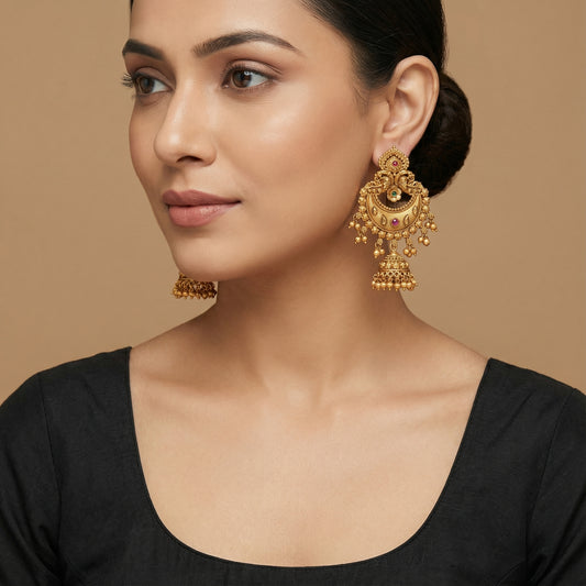 Devi Noor Temple Earrings