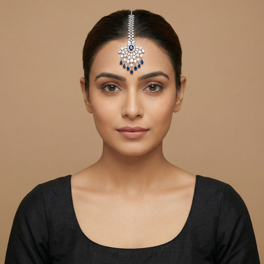 Royal Blue Chandni Tikka