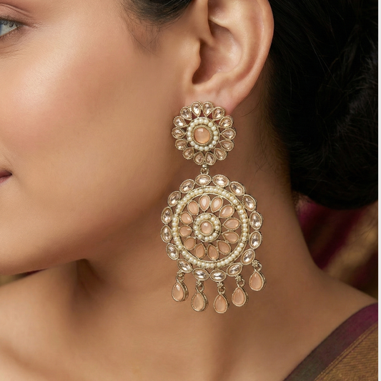 Noor Mandala Drop Earrings