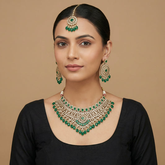 Majestic Emerald Choker
