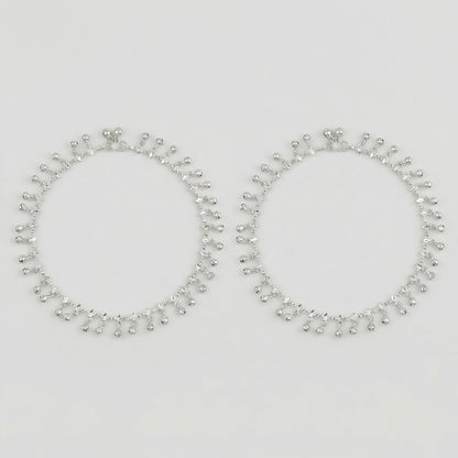 Shimmering Charm Anklets