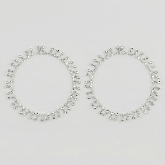 Shimmering Charm Anklets