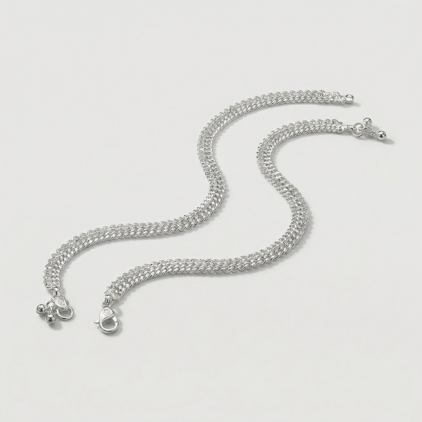 Sterling Sparkle Anklets