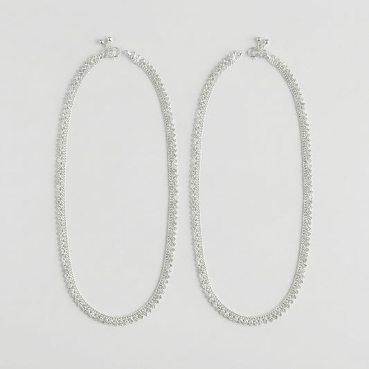 Sterling Sparkle Anklets