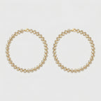 Eternity Stone Anklets pair of gold-tone halo crystal disc payals