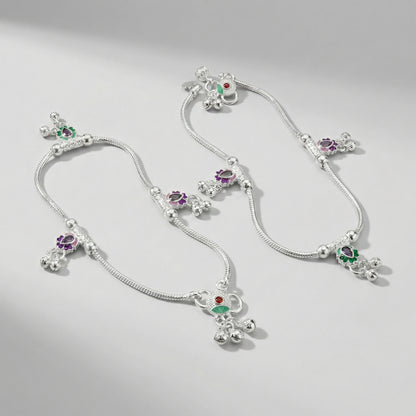 Silver Ghungroo Payal