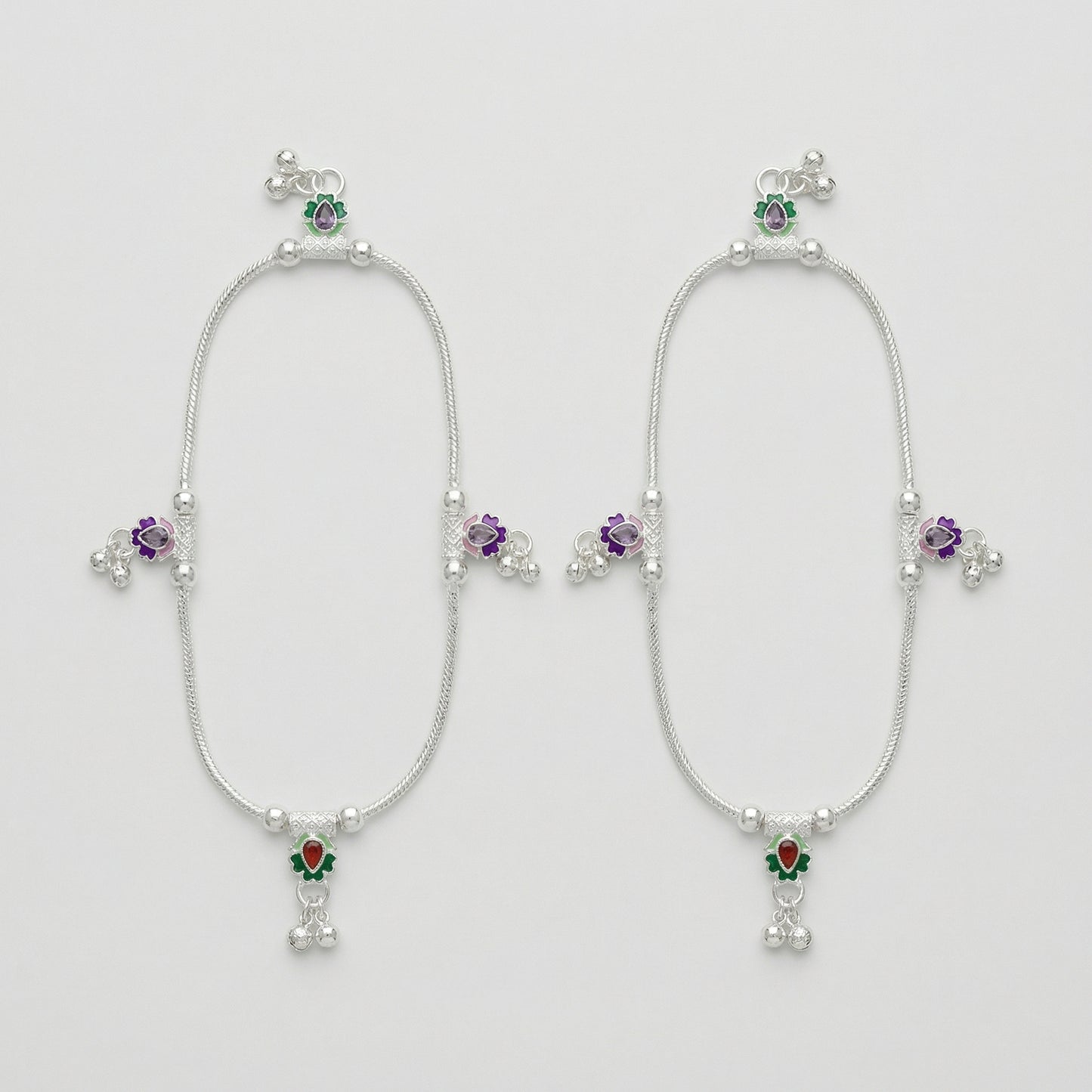 Silver Ghungroo Payal