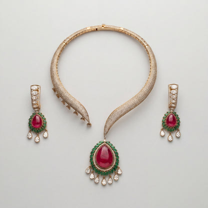 Ruby Emerald Majesty Set