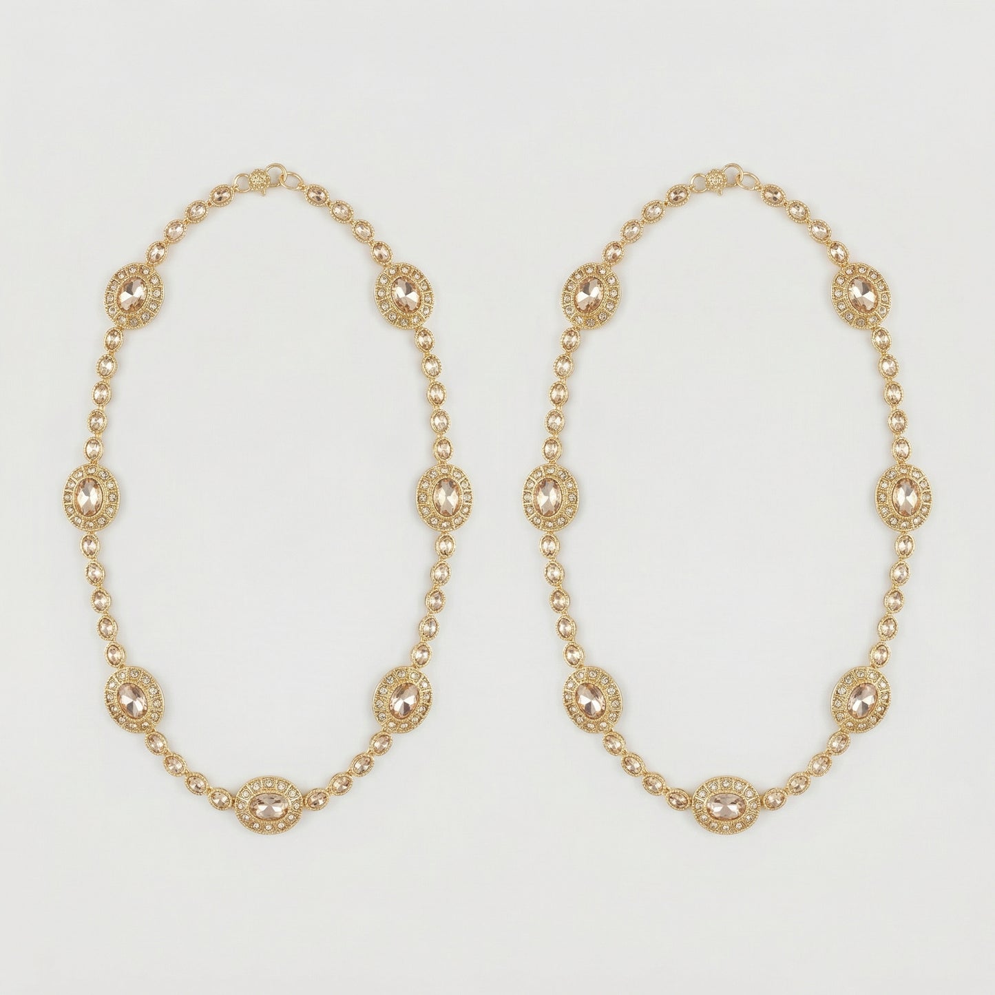 Gilded Kundan Anklets