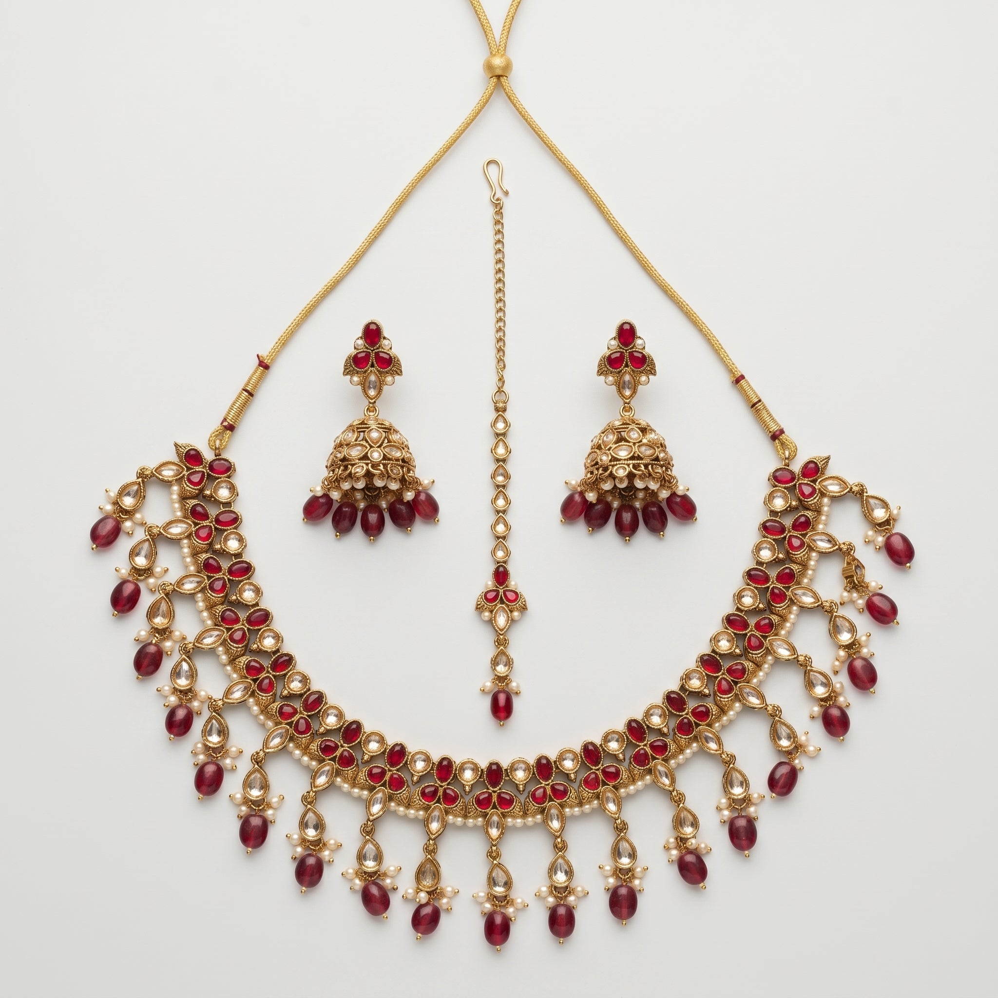 Kundan Ruby Necklace