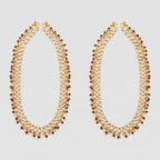 Kundan Ruby Anklet