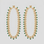 Emerald Dew Anklets