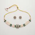 Emerald Polki Necklace
