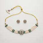 Emerald Polki Necklace