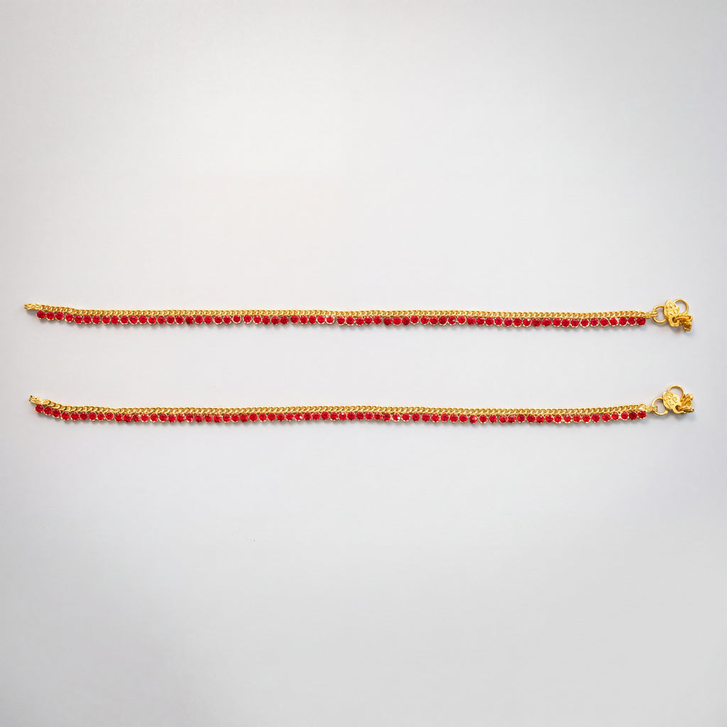 Rani Ruby Anklet