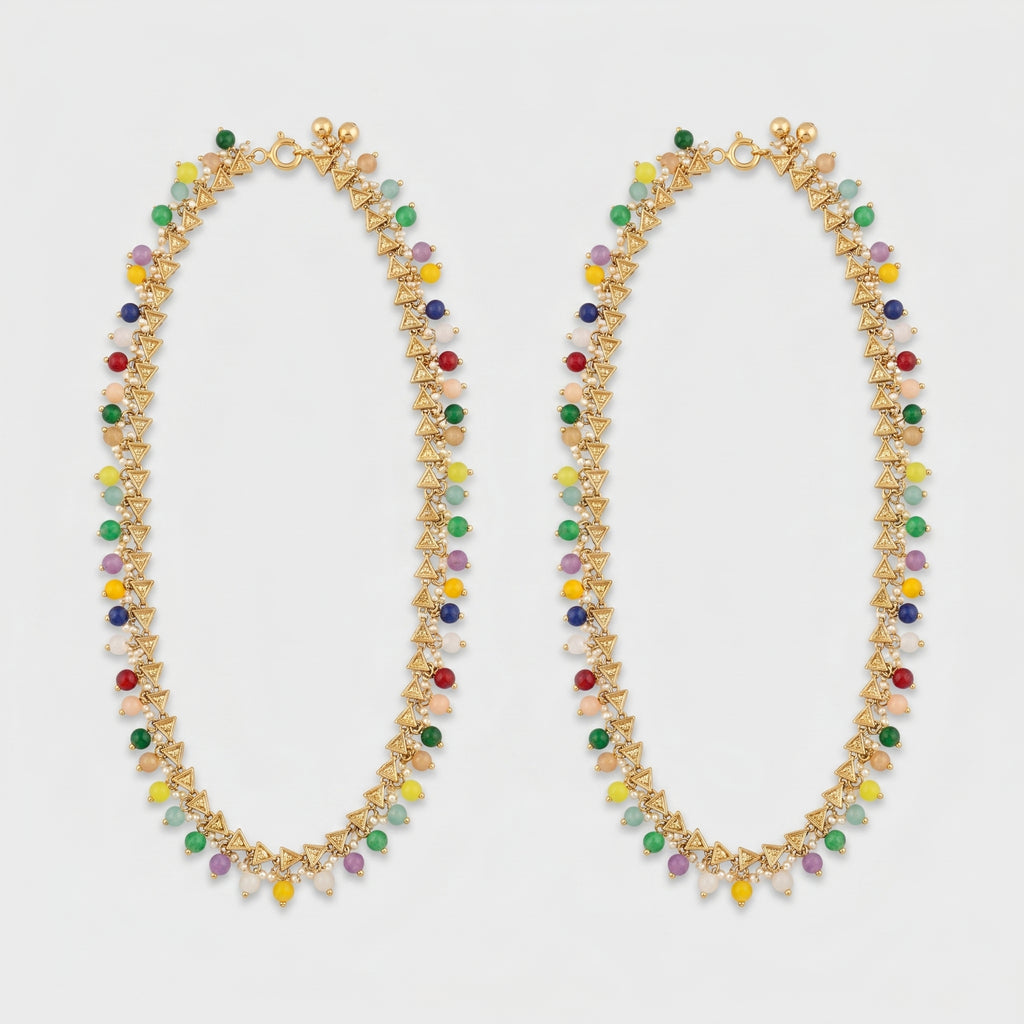 Rangoli Moti Anklet