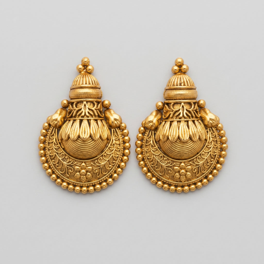 Virasat Gold Earrings