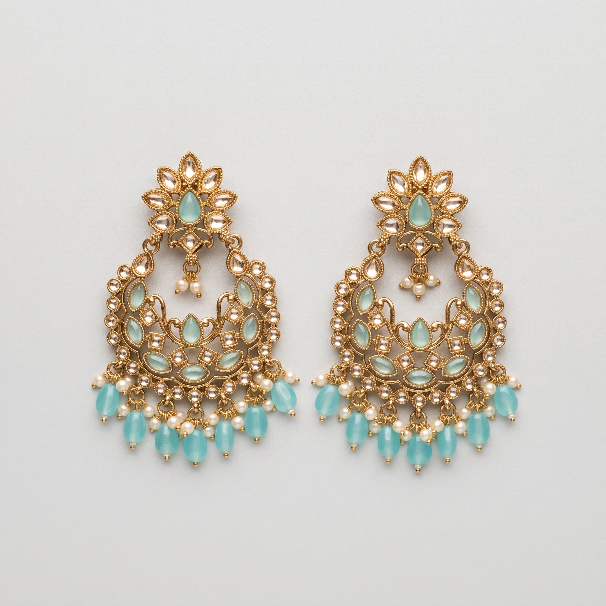 Aqua Moti Earrings