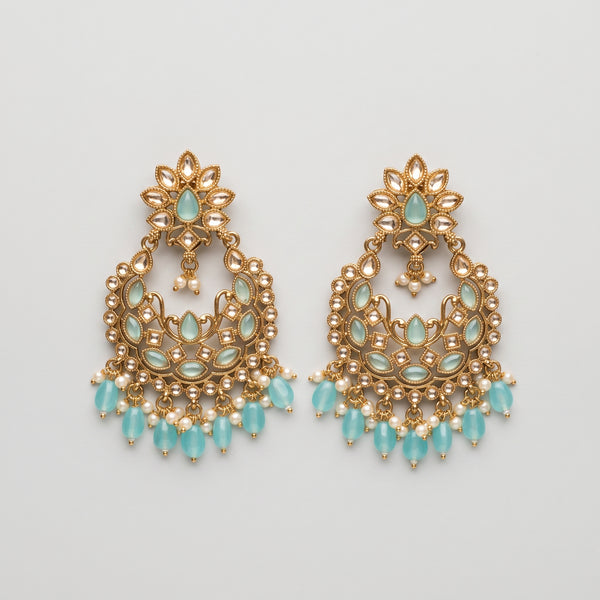 Aqua Moti Earrings