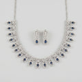 Mayuri Sapphire Necklace Set
