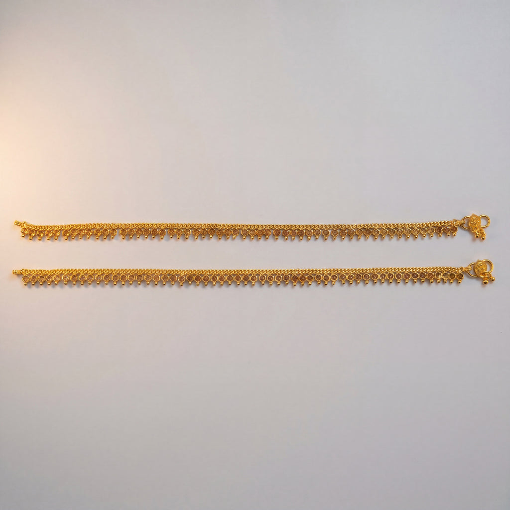 Kundan Drop Anklet