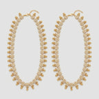 Kundan Floral Anklet