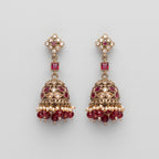 Ruby Jhumka Earrings