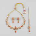 Ruby Moti Necklace