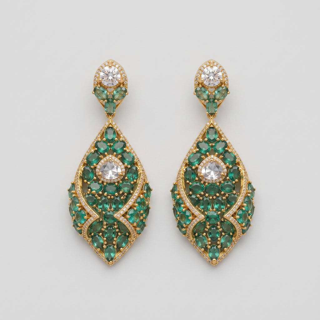 Mayuri Emerald Earrings
