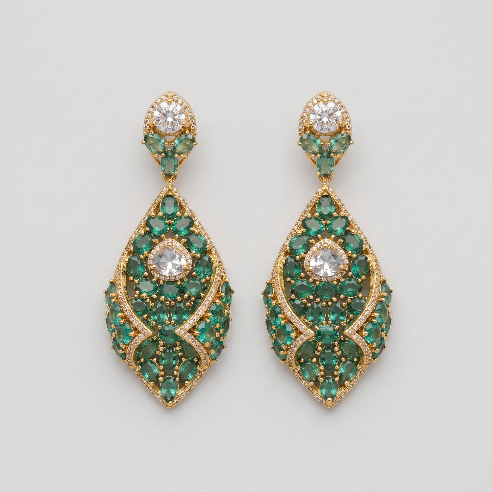 Mayuri Emerald Earrings