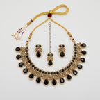Kajal Black Necklace