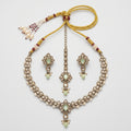 Kundan Mint Necklace
