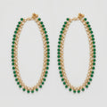Emerald Pearl Anklets