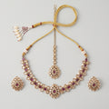Kundan Amethyst Necklace