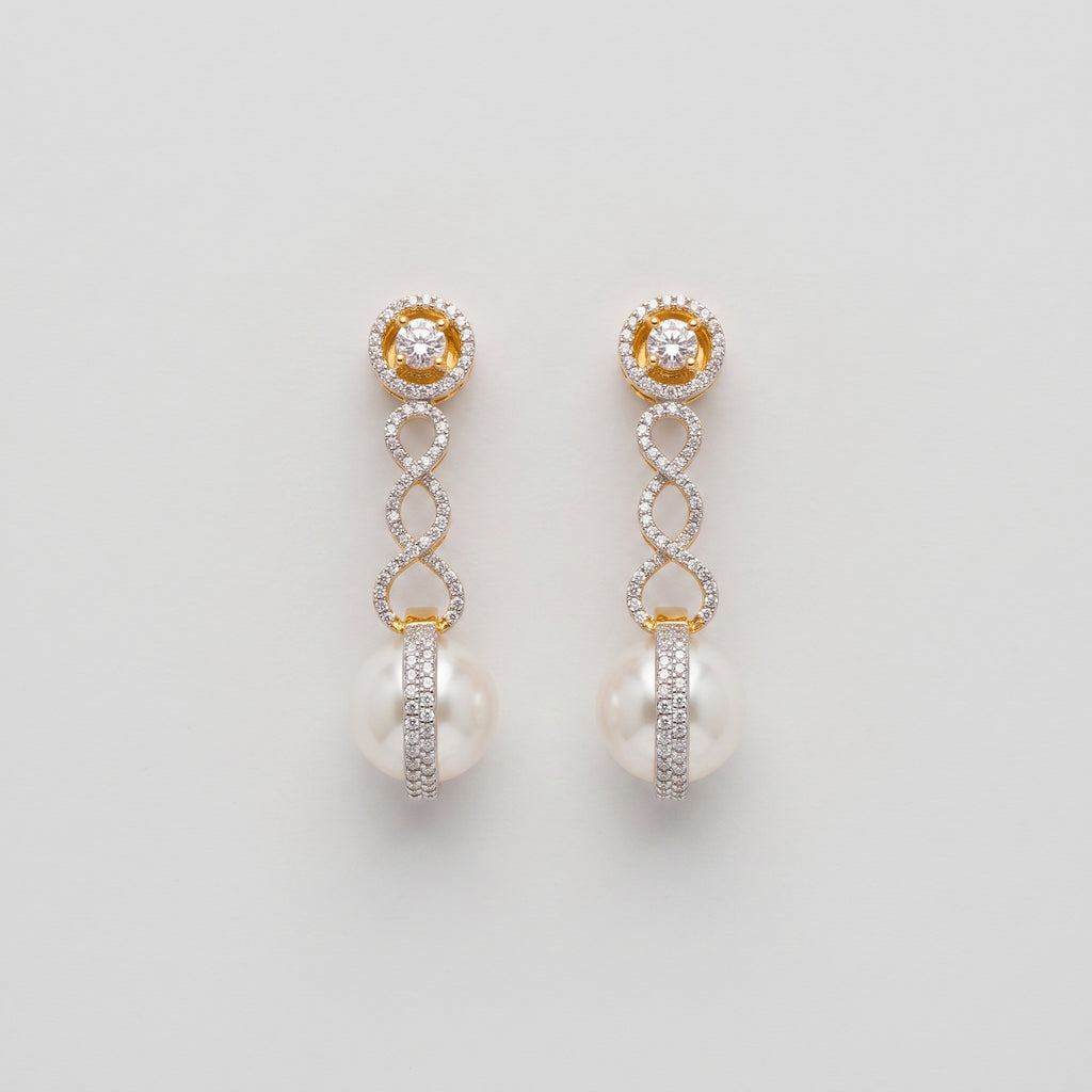 Infinity Moti Earrings