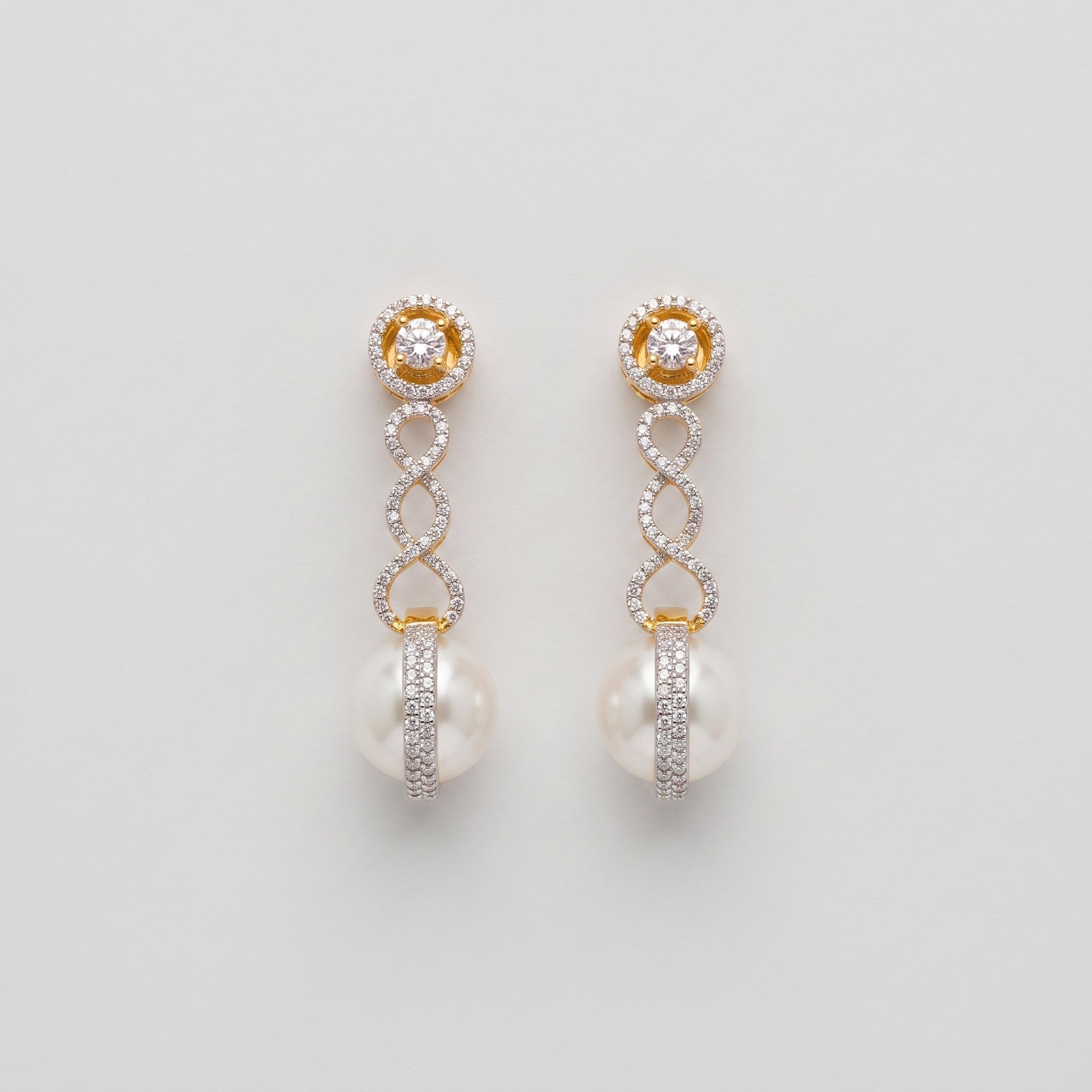 Infinity Moti Earrings