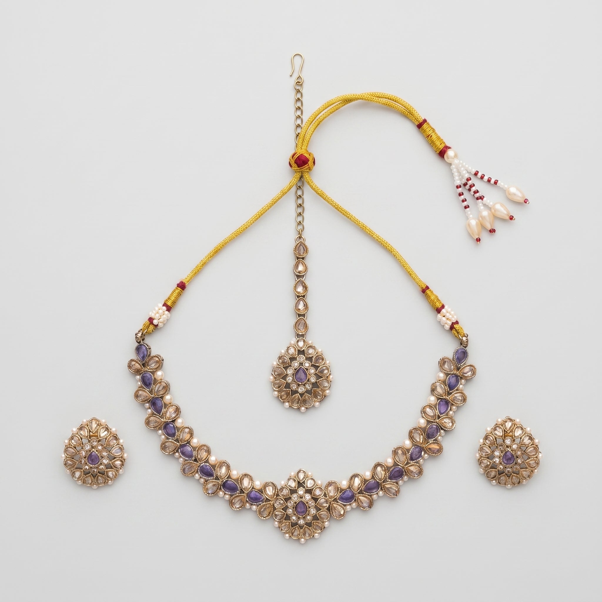 Amethyst Pearl Necklace