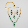 Emerald Floral Necklace