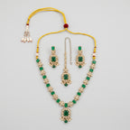Emerald Floral Necklace