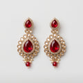 Polki Ruby Earrings