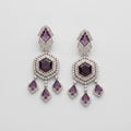 Regal Amethyst Earrings