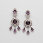 Regal Amethyst Earrings