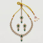 Jadau Green Necklace