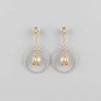 Golden Moti Earrings