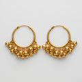Gold Jhankar Earrings