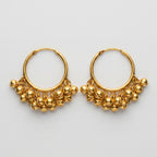 Gold Jhankar Earrings