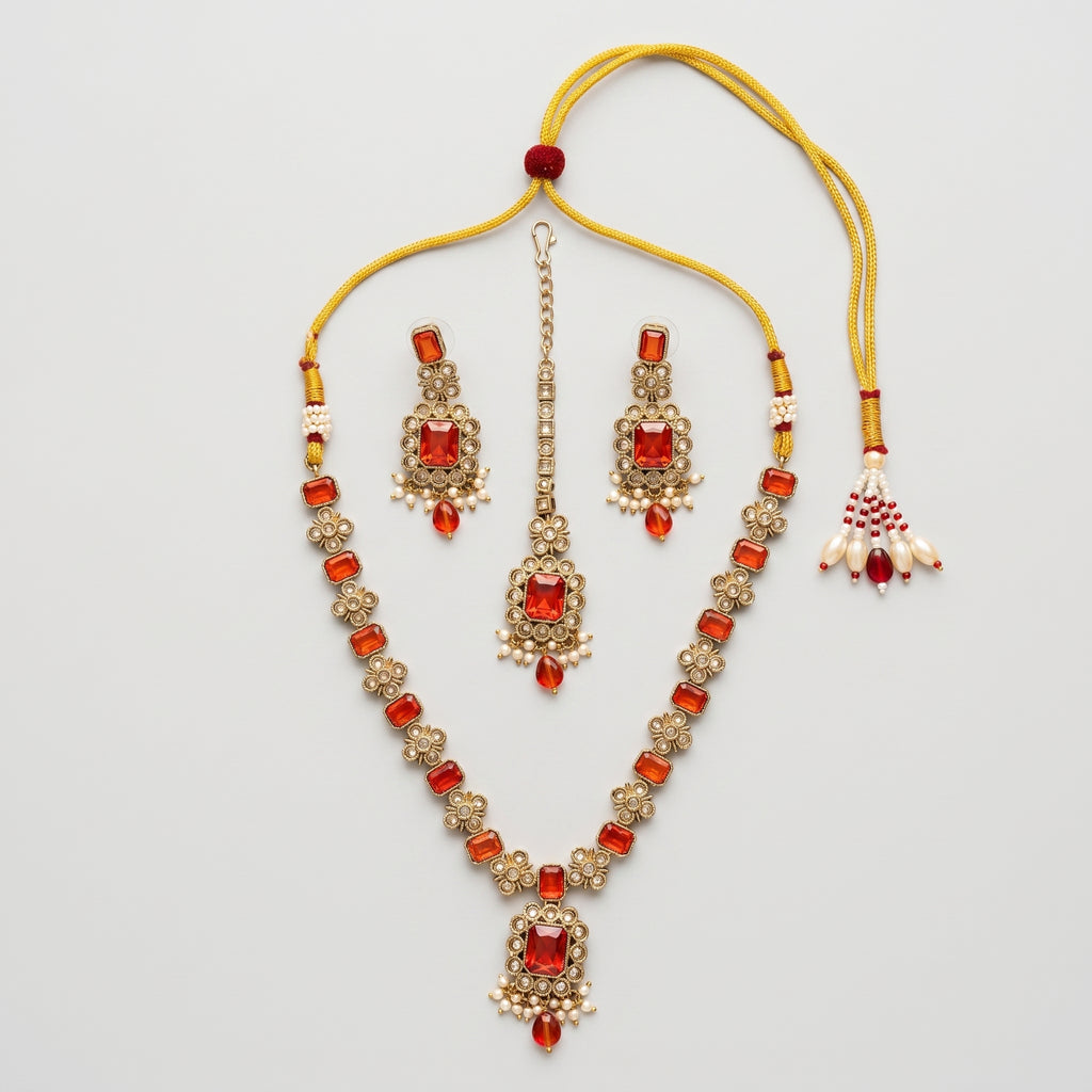 Priya Ruby Necklace