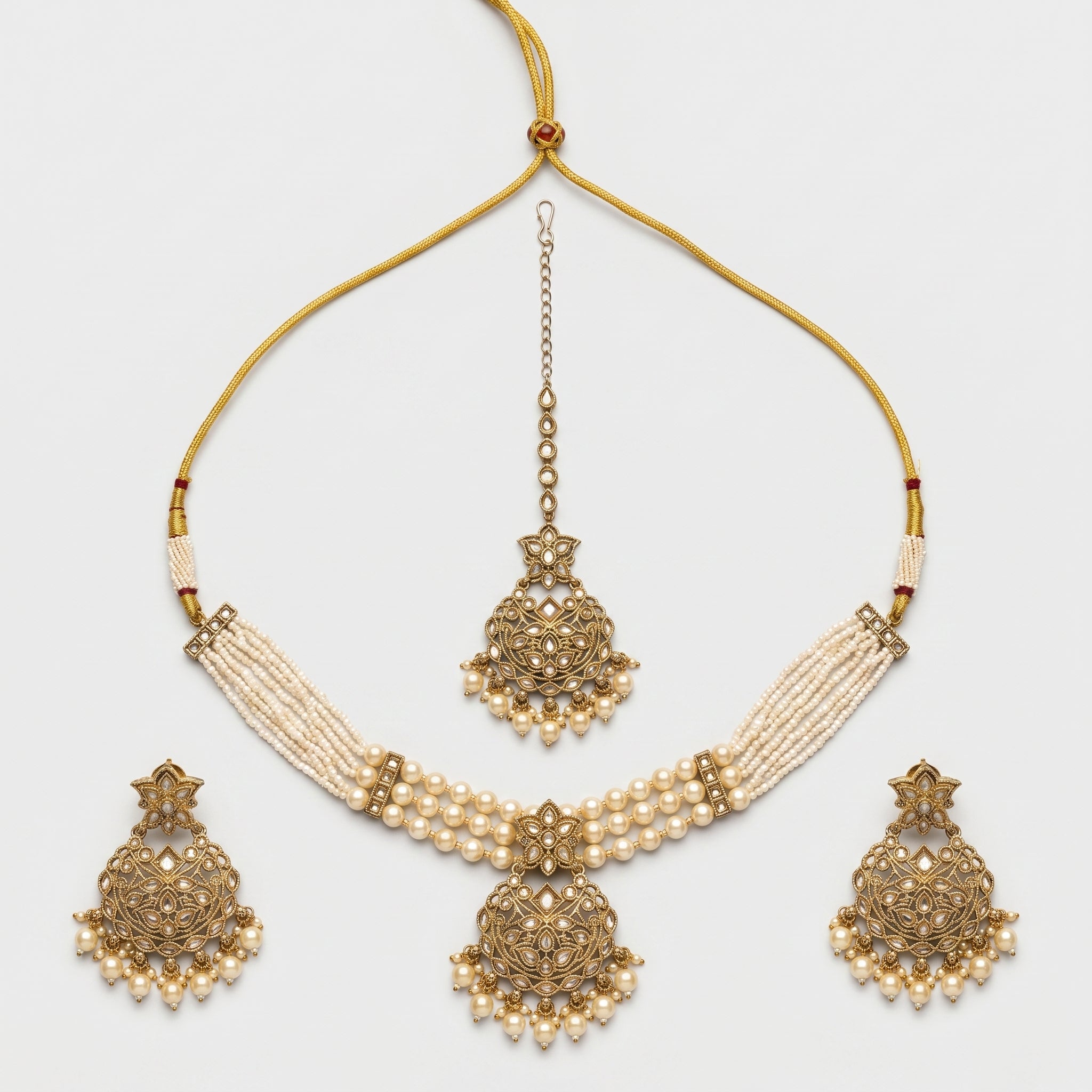Kundan Moti Necklace